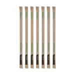 ΧΑΡΤΙΝΑ ΚΑΛΑΜΑΚΙΑ FSC® ΊΣΙΑ ΜΑΥΡΑ Ø 0.4cm x19 cm. ΣΥΣΚΕΥΑΣΜΕΝΑ 1/1