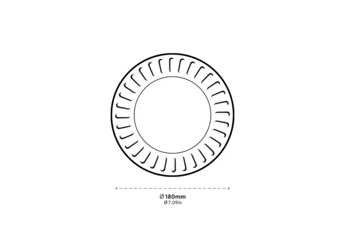 ΧΑΡΤΙΝΟ ΠΙΑΤΟ FSC® ΛΕΥΚΟ 18 cm. - Image 2